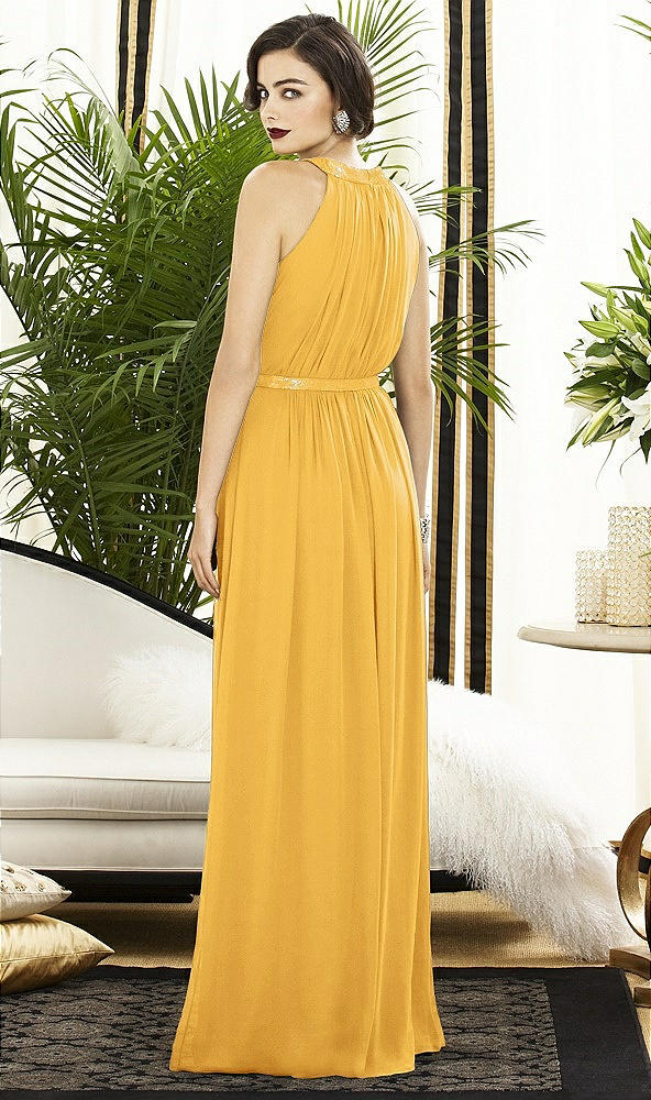 Back View - NYC Yellow Dessy Collection Style 2887