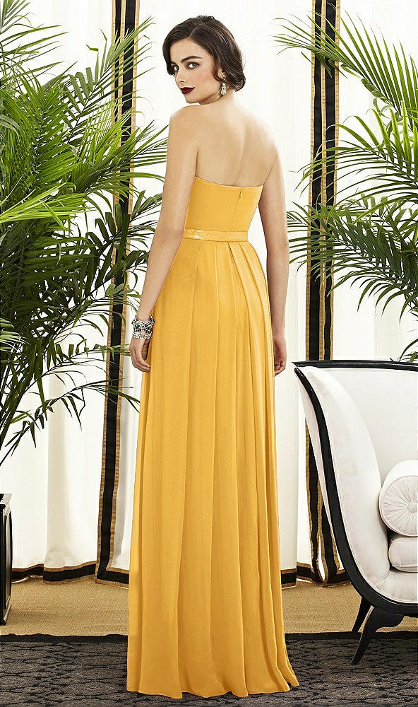 Back View - NYC Yellow Dessy Collection Style 2886
