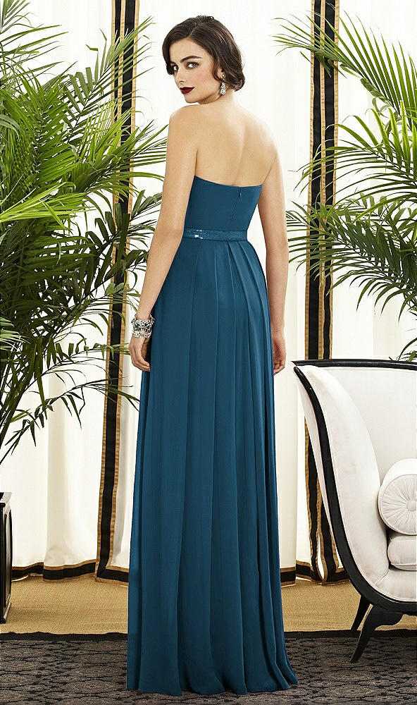 Back View - Atlantic Blue Dessy Collection Style 2886