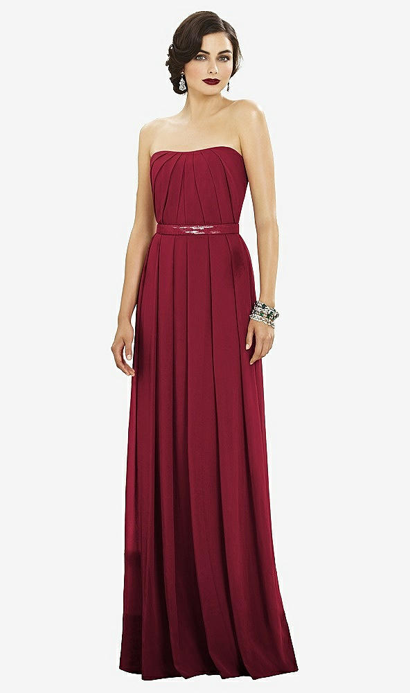 Front View - Burgundy Dessy Collection Style 2886