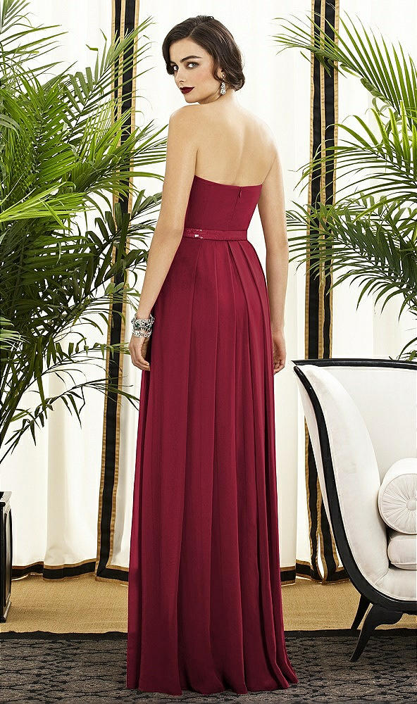 Back View - Burgundy Dessy Collection Style 2886
