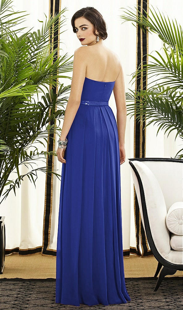 Back View - Cobalt Blue Dessy Collection Style 2886