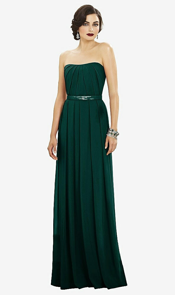 Front View - Evergreen Dessy Collection Style 2886