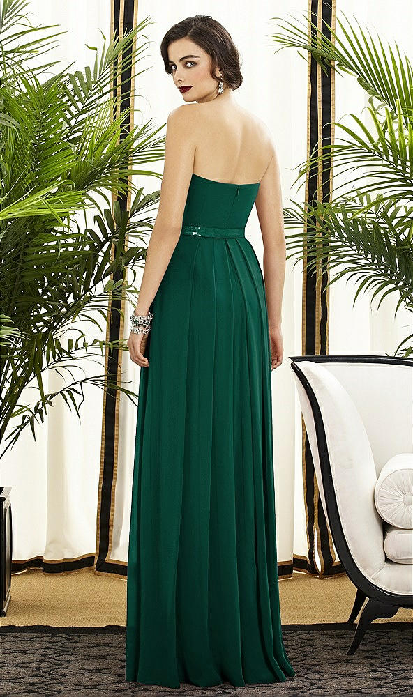 Back View - Hunter Green Dessy Collection Style 2886