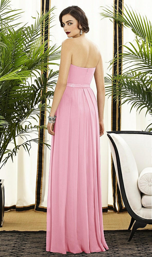 Back View - Peony Pink Dessy Collection Style 2886