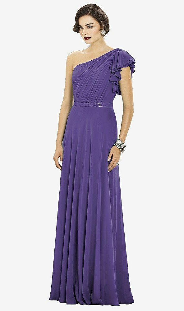 Front View - Regalia - PANTONE Ultra Violet Dessy Collection Style 2885