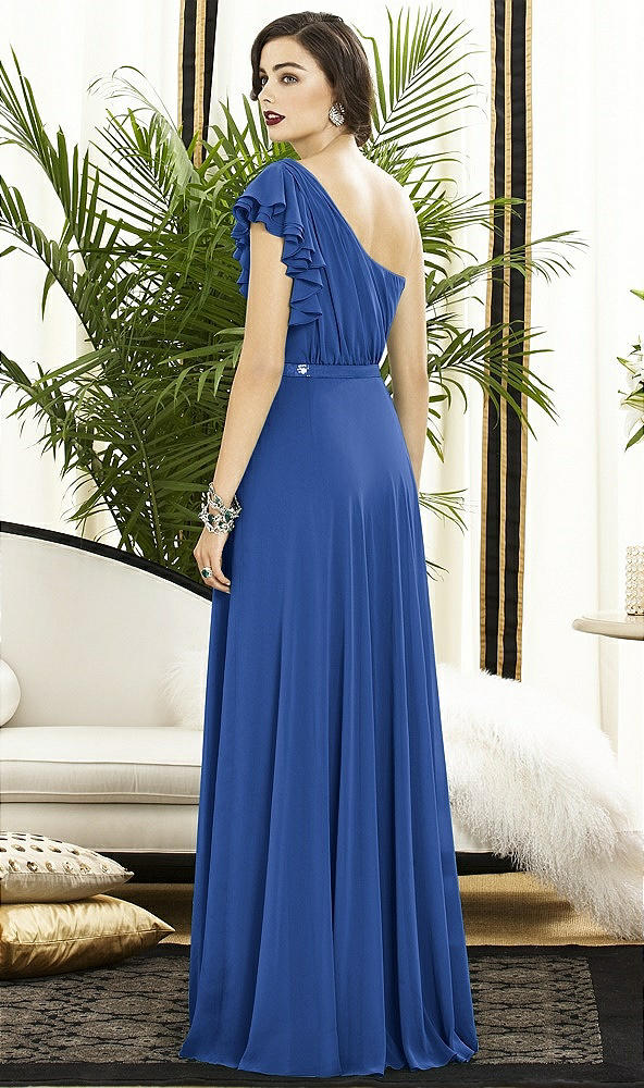 Back View - Classic Blue Dessy Collection Style 2885