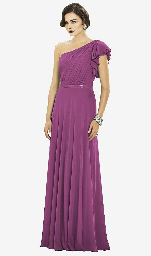 Front View - Radiant Orchid Dessy Collection Style 2885