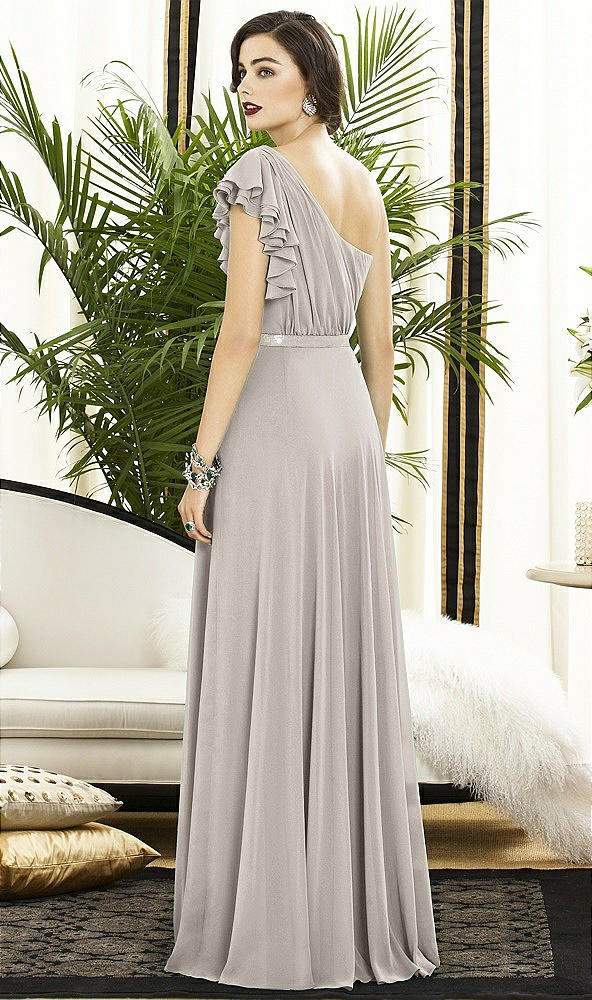 Back View - Taupe Silver Dessy Collection Style 2885
