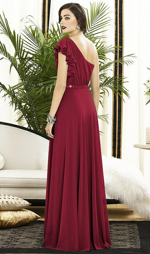 Back View - Burgundy Dessy Collection Style 2885
