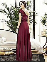 Rear View Thumbnail - Burgundy Gold Dessy Collection Style 2885
