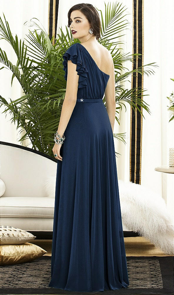 Back View - Midnight Gold Dessy Collection Style 2885
