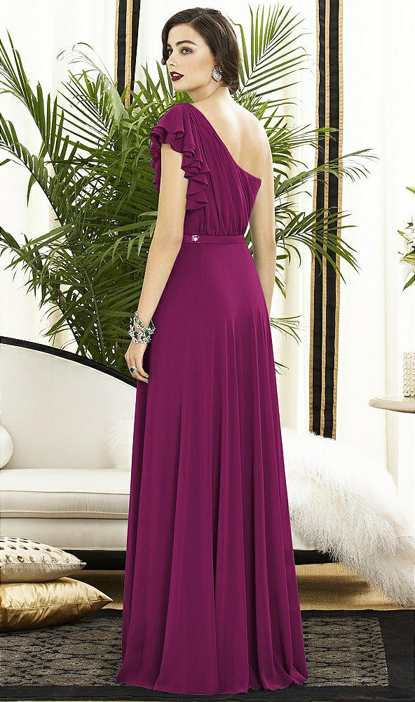 Back View - Merlot Dessy Collection Style 2885