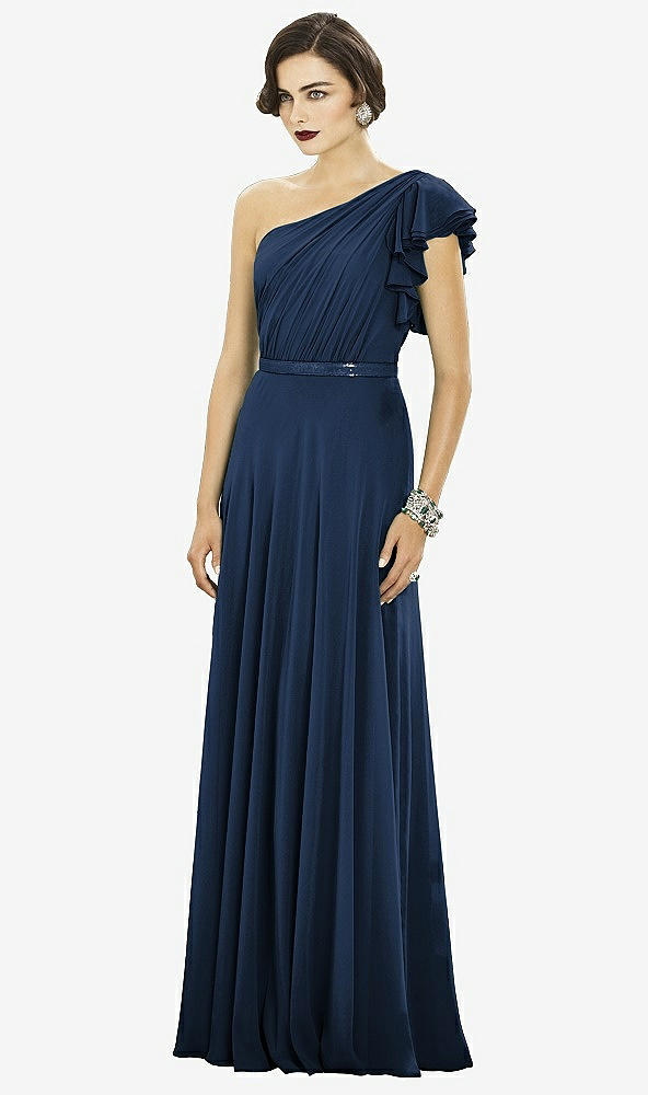Front View - Midnight Navy Dessy Collection Style 2885