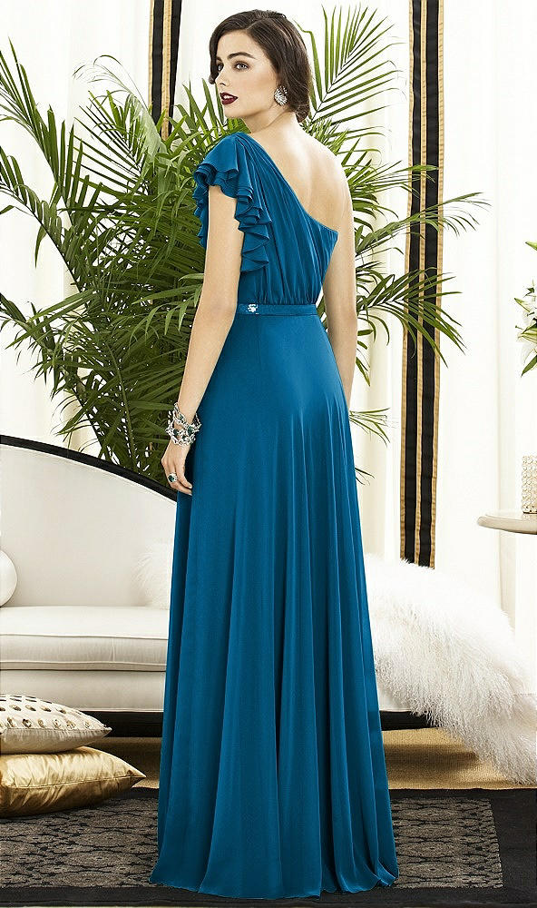Back View - Ocean Blue Dessy Collection Style 2885