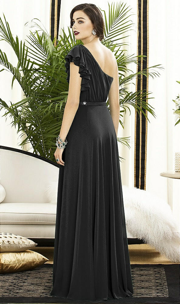 Back View - Black Silver Dessy Collection Style 2885