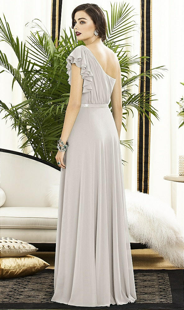 Back View - Oyster Silver Dessy Collection Style 2885