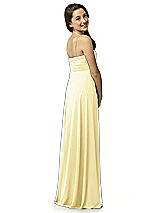Rear View Thumbnail - Pale Yellow Junior Bridesmaid Style JR518