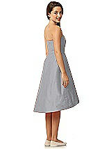 Rear View Thumbnail - French Gray Junior Bridesmaid Dress JR516