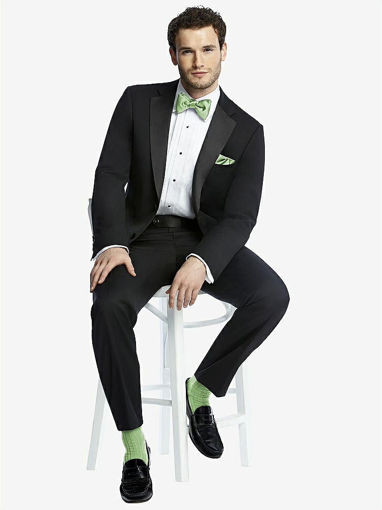 Front View - Apple Slice Men's Socks in Wedding Colors by After Six