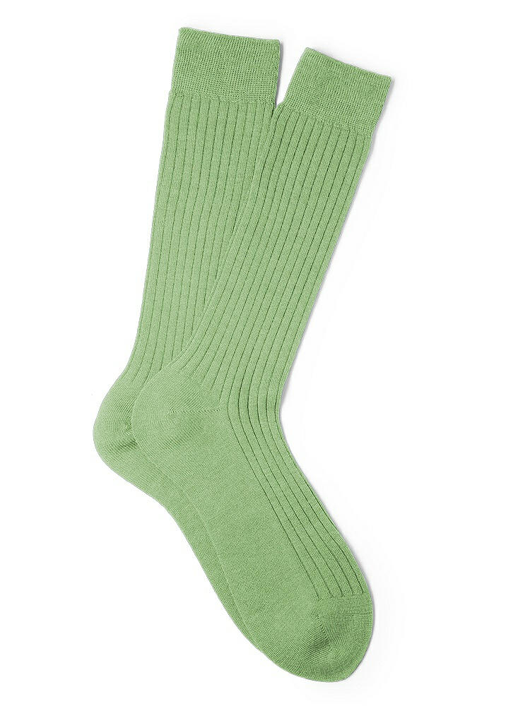 Back View - Apple Slice Men's Socks in Wedding Colors by After Six