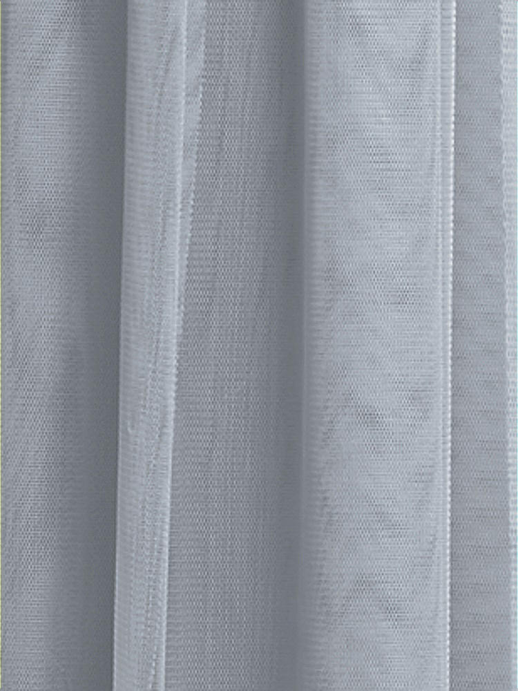 Front View - Platinum Soft Tulle Fabric by the Yard