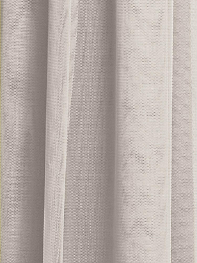 Front View - Taupe Soft Tulle Fabric by the Yard