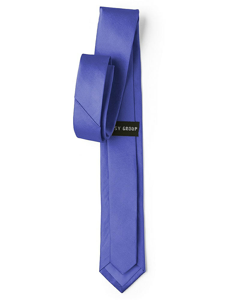 Back View - Bluebell Peau de Soie Narrow Ties by After Six
