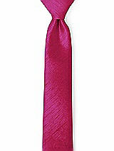 Front View Thumbnail - Sangria Dupioni Narrow Ties by After Six