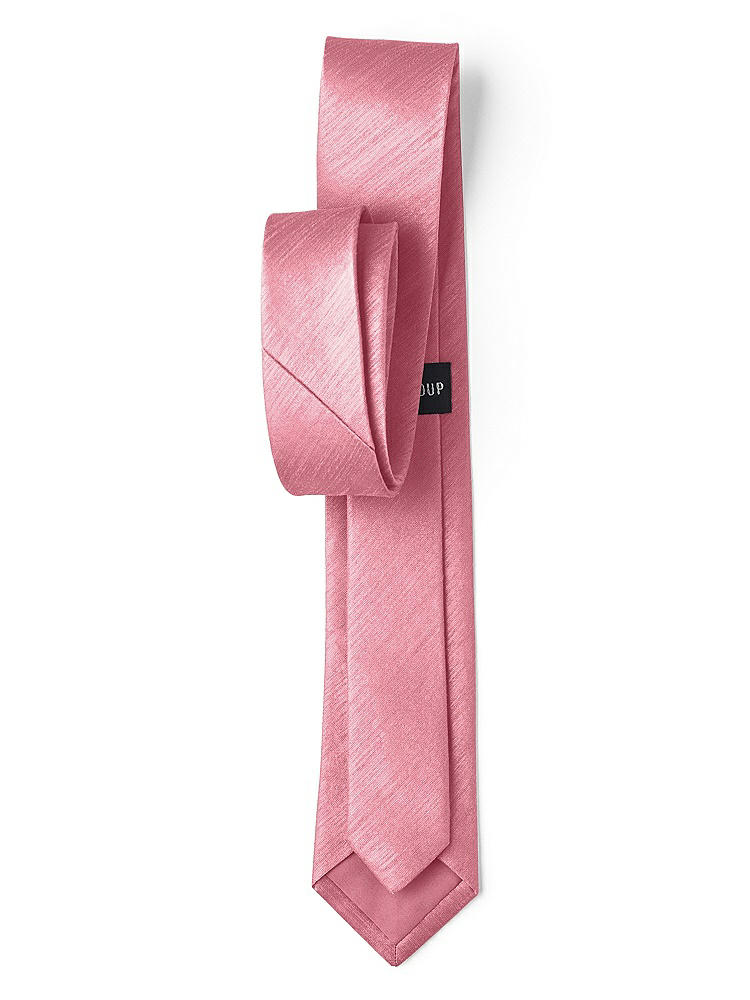 Back View - Carnation Dupioni Narrow Ties by After Six