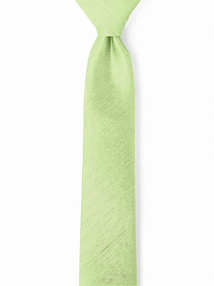 Front View - Pistachio Dupioni Narrow Ties by After Six