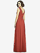 Alt View 5 Thumbnail - Amber Sunset Sleeveless Draped Chiffon Maxi Dress with Front Slit