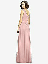 Alt View 5 Thumbnail - Rose - PANTONE Rose Quartz Sleeveless Draped Chiffon Maxi Dress with Front Slit