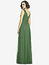 Alt View 5 Thumbnail - Vineyard Green Sleeveless Draped Chiffon Maxi Dress with Front Slit