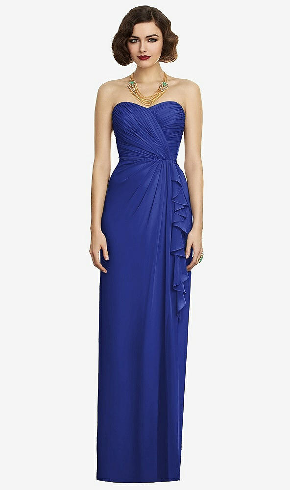 Front View - Cobalt Blue Dessy Collection Style 2895