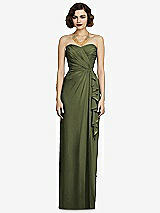 Front View Thumbnail - Olive Green Dessy Collection Style 2895