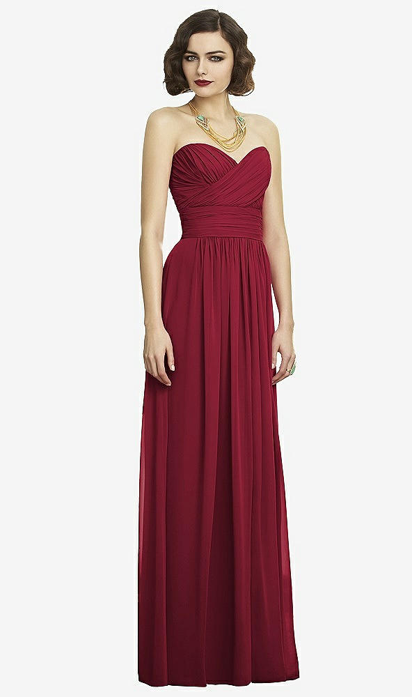 Front View - Burgundy Dessy Collection Style 2896