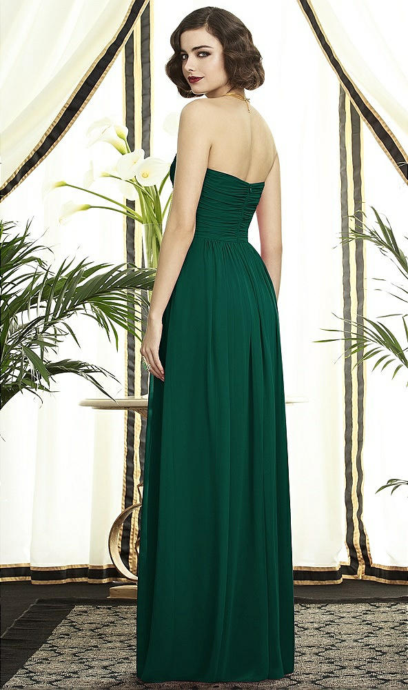 Back View - Hunter Green Dessy Collection Style 2896