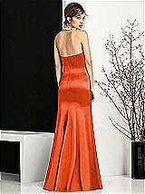 Rear View Thumbnail - Tangerine Tango After Six Bridesmaids Style 6673