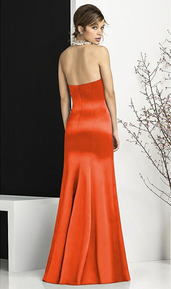 Back View - Tangerine Tango After Six Bridesmaids Style 6673