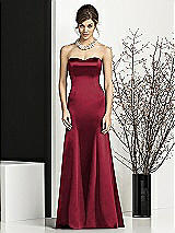 Front View Thumbnail - Burgundy After Six Bridesmaids Style 6673