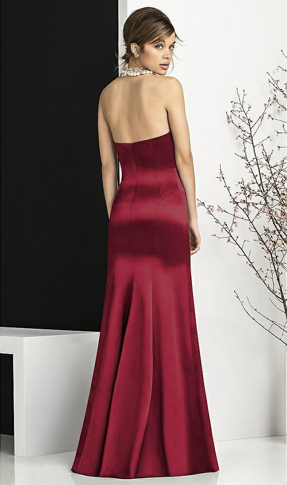 Back View - Burgundy After Six Bridesmaids Style 6673