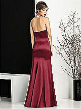 Rear View Thumbnail - Claret After Six Bridesmaids Style 6673
