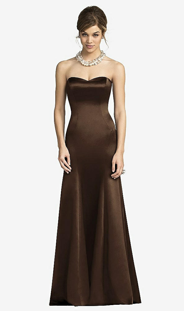 Front View - Espresso After Six Bridesmaids Style 6673