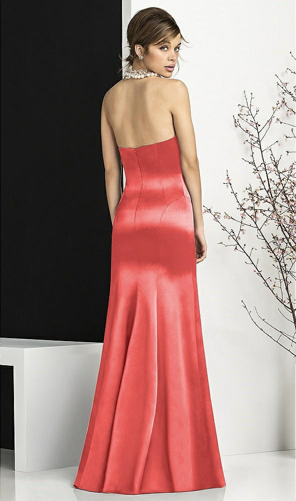Back View - Perfect Coral After Six Bridesmaids Style 6673