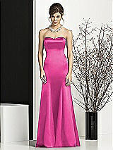 Front View Thumbnail - Fuchsia After Six Bridesmaids Style 6673
