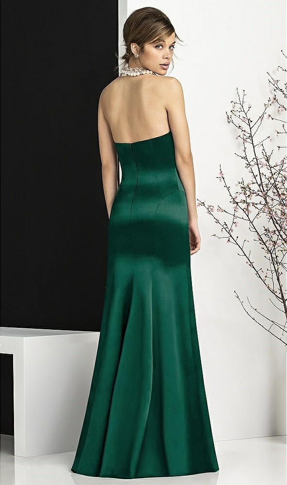 Back View - Hunter Green After Six Bridesmaids Style 6673