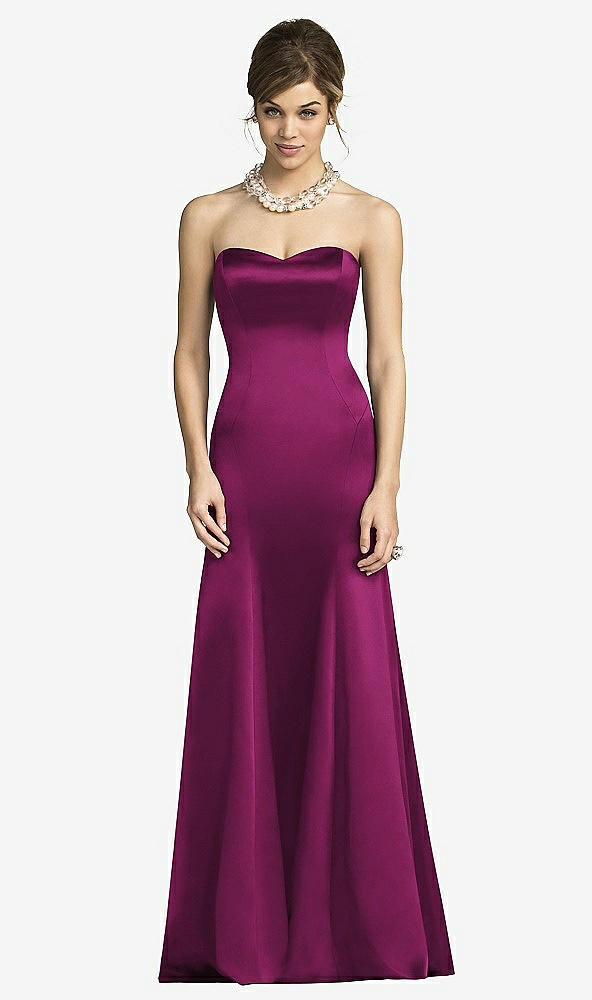 Front View - Merlot After Six Bridesmaids Style 6673