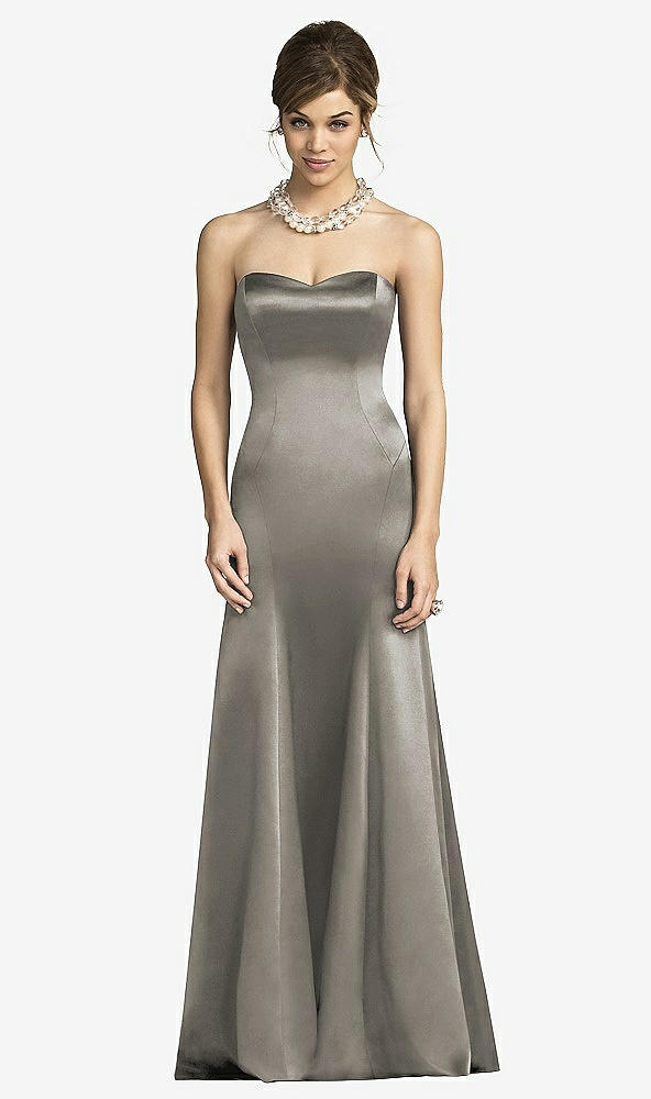 Front View - Mocha After Six Bridesmaids Style 6673