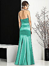 Rear View Thumbnail - Pantone Turquoise After Six Bridesmaids Style 6673